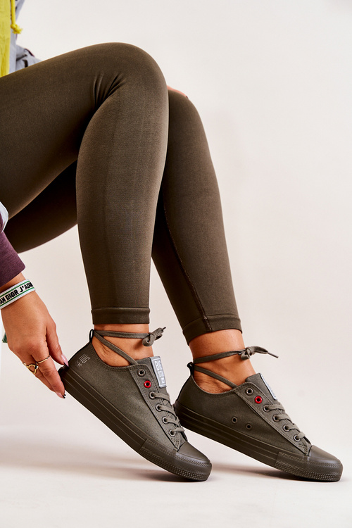 Veľká hviezda JJ274004 Khaki Low Sneakers