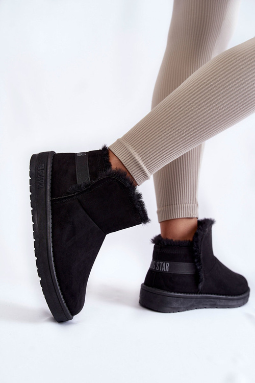 Dámské boty do sněhu Big Star KK274622 Černé