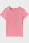 Dievčenské Tričko Hladké Bavlnené Fuksia 4F 4FJWMM00TTSHF1658-56S