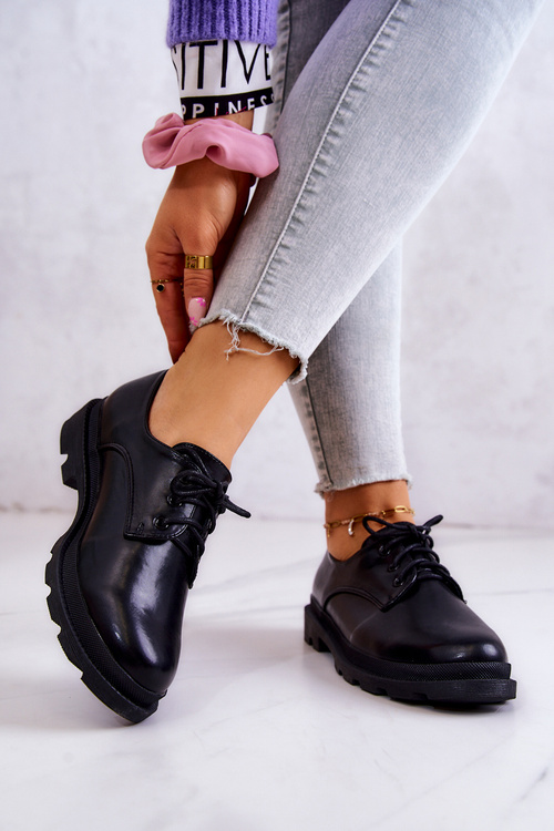 Dámské klasické brogues Oxford Černá Colton