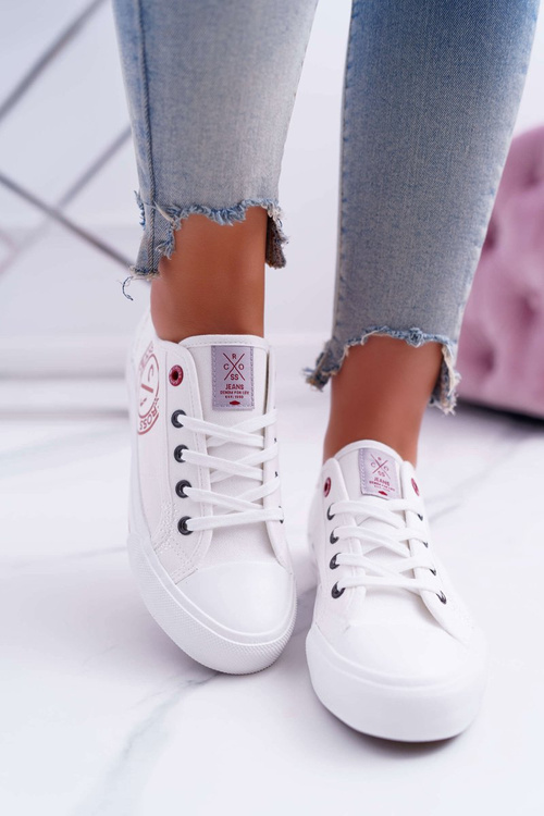 Dámské Tenisky Cross Jeans Bílé DD2R4068