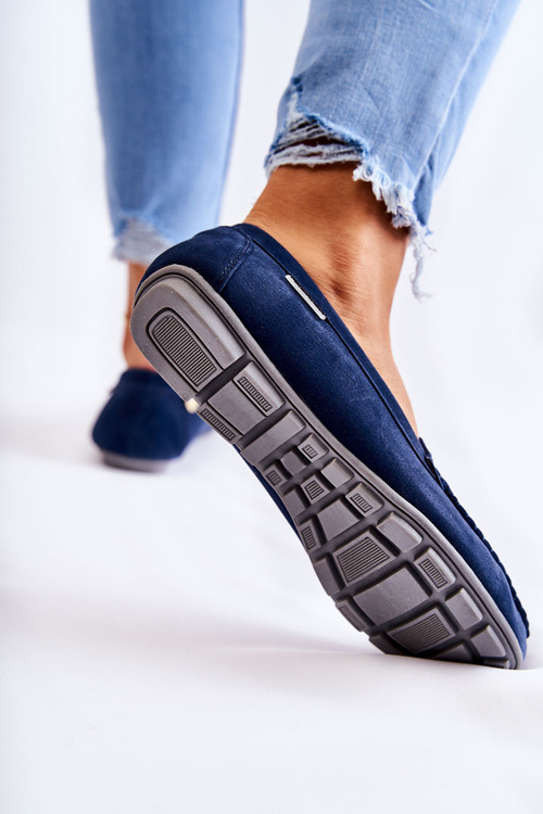 Suede Moccasins Dámska námornícka modrá Millare