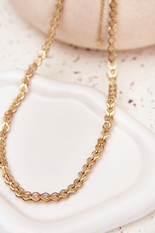 Zlatý náhrdelník z chirurgickej ocele