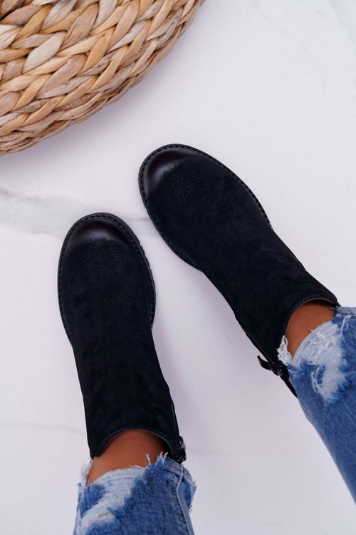 Dámske vysoké podpätky Sergio Leone Black BT702