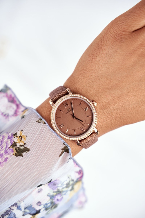 Dámske hodinky Giorgio a Dario Light Brown Ortodox