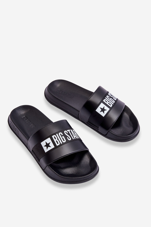 Mužské klasické žabky Big Star LL174458 Khaki