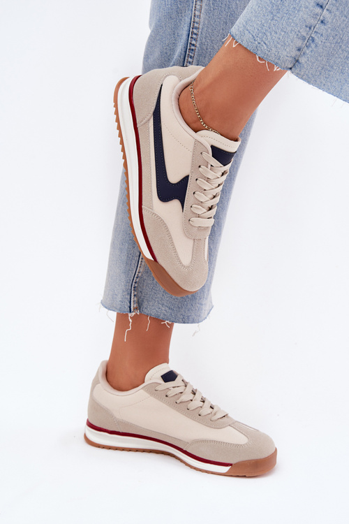 Sportovní Boty Tenisky Dámské Béžové Zerina