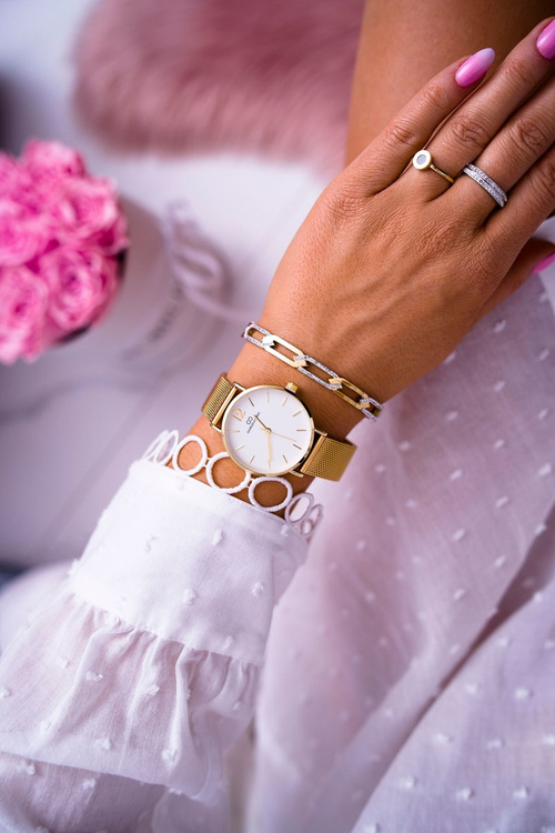 Dámské Hodinky Giorgio & Dario zlaté Evera