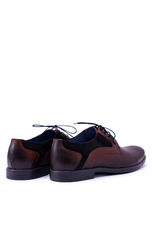 Nikopol hnědé kožené pánské boty Zinedine