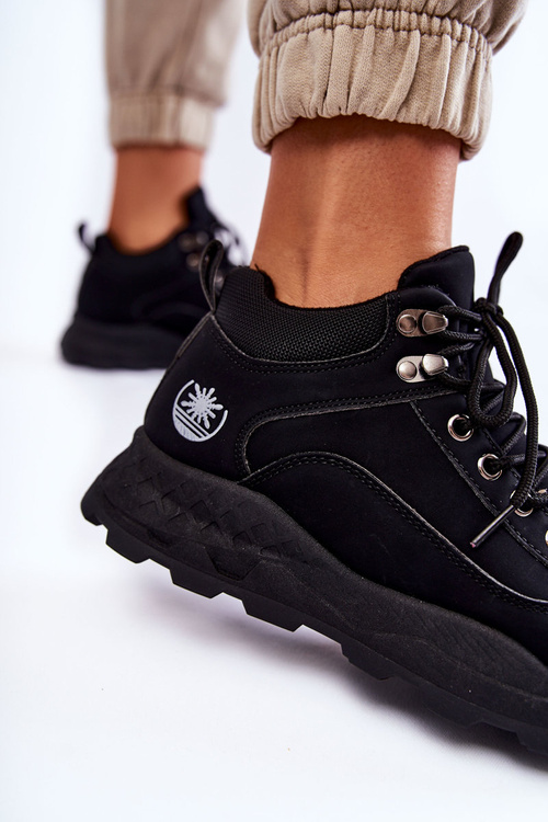 Dámská zateplená trekingová obuv Trappers Černe Otto