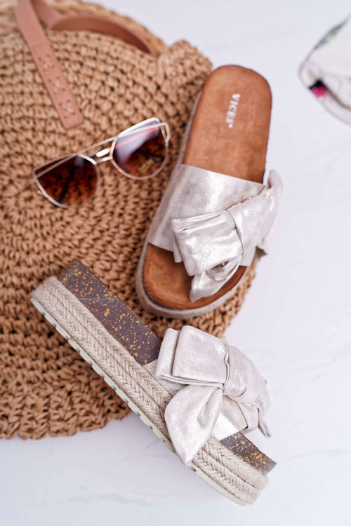 Dámské Nazouváky Vices zlaté 6275