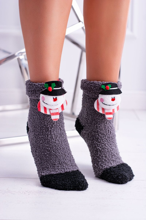 Dámské ponožky SOXO Vánoce se Sněhulák