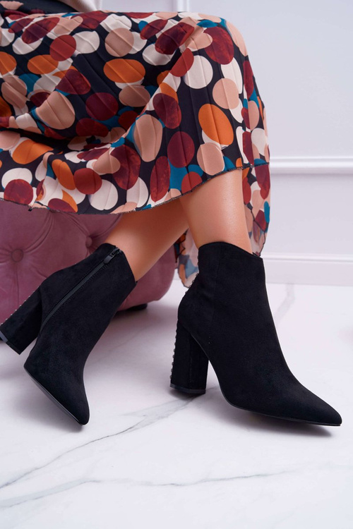 Dámske vysoké podpätky s nimi v čiernom občerstvení RB23P