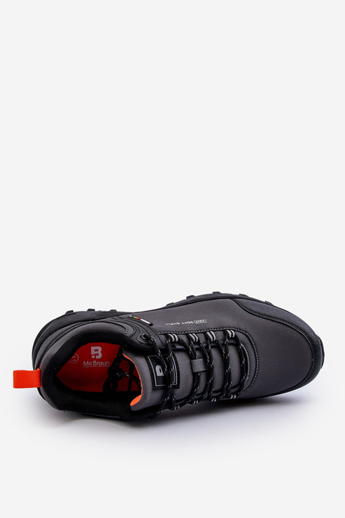 Šedé pánske turistické topánky McBraun