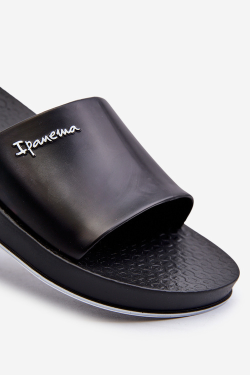 Mužské gumové žabky 82832 Ipanema Slide Unisex Čierne