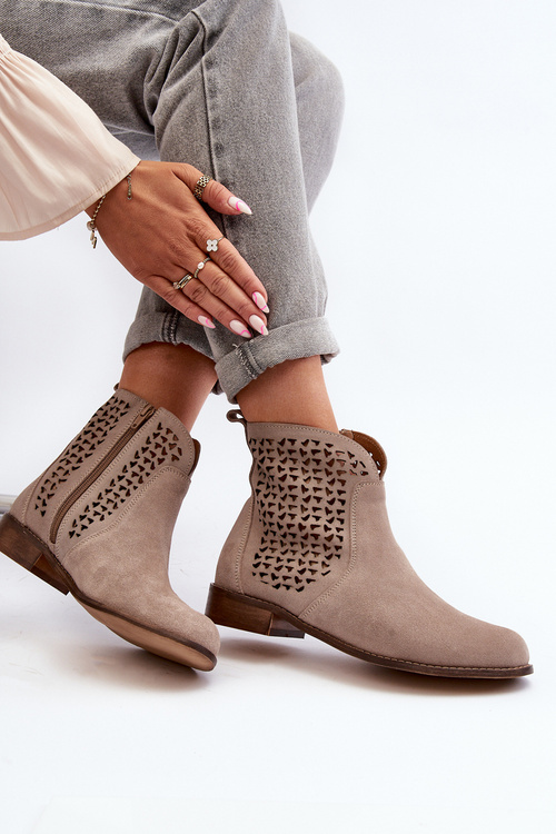 Zazoo 2791 Semišové Prezúvky Bežové