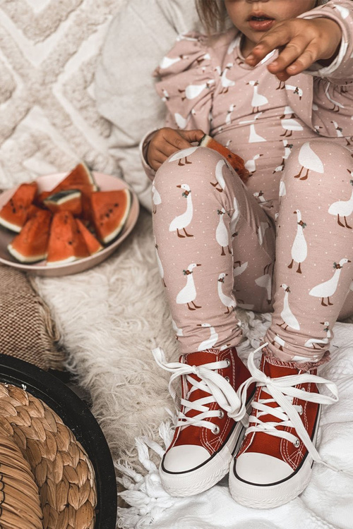 Tenisky s vysokým červeným filimonom pre deti