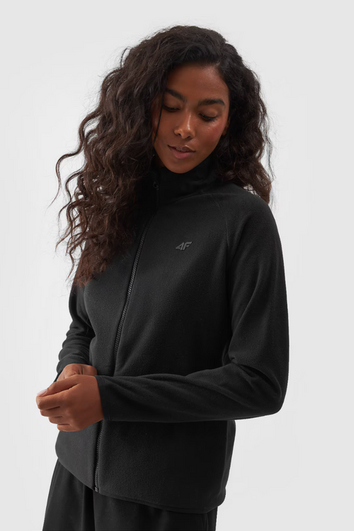 Dámský polar s límcem 4F Černý 4FWMM00TFLEF294-20S