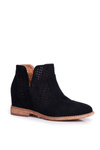 Openwork Wedge Boots S. Barski Black