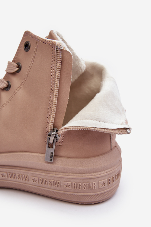 Dámska béžová veľká hviezda MM274022 Izolované tenisky