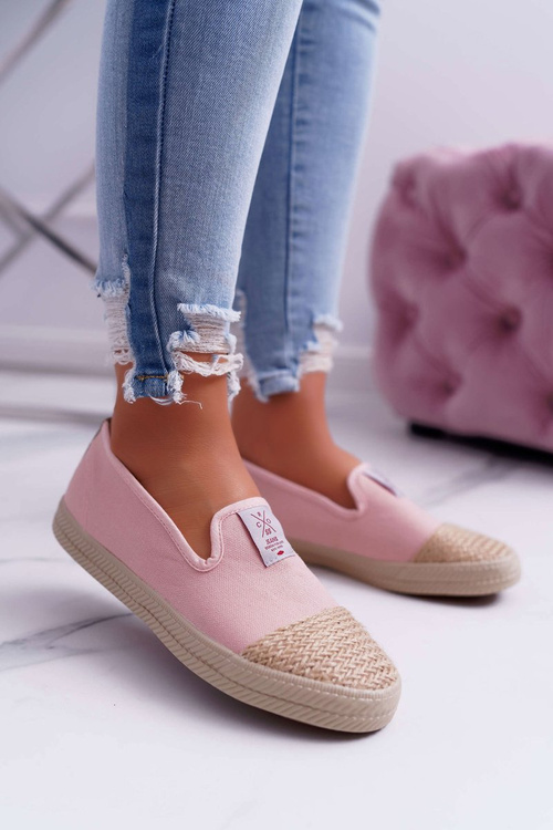 Dámské Espadrilky Cross Jeans růžové DD2R4048