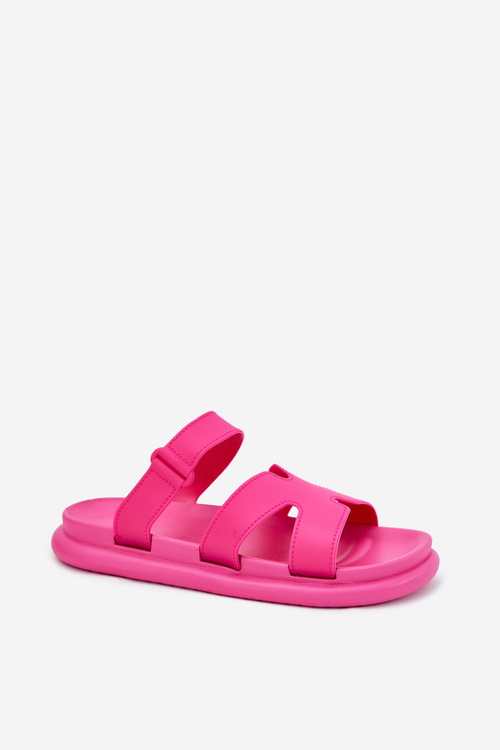 Dámské Gumové Pantofle S Páskem Fuchsie Tavirae