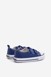 Detské Tenisky Na Suchý Zips Big Star OO374010 Tmavo Modré