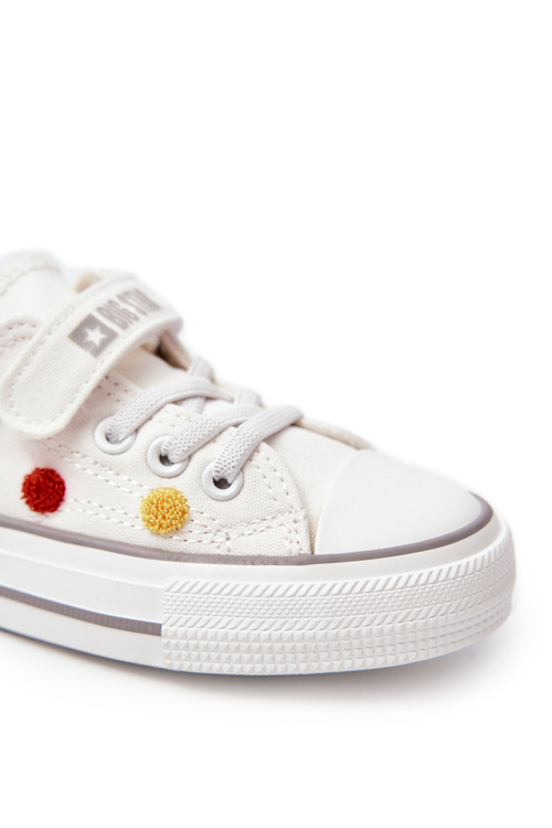 Dětské Tenisky Se Suchým Zipem BIG STAR JJ374053 Bílé