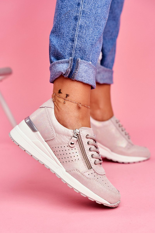 Dámske športové topánky tenisky kožené béžové ft20-8675 lepší spôsob