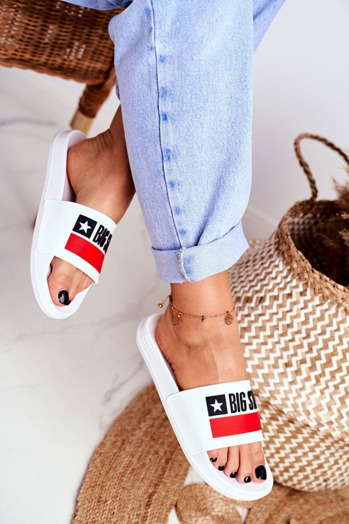 Dámské Nazouváky Big Star Klasický Bilé GG274047