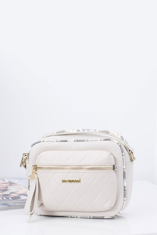 Ladies Bag Quilted Beige Bag
