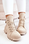 Topánky viazané béžové marsha