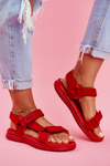 Dámske sandále veľká hviezda ff274a602 červená