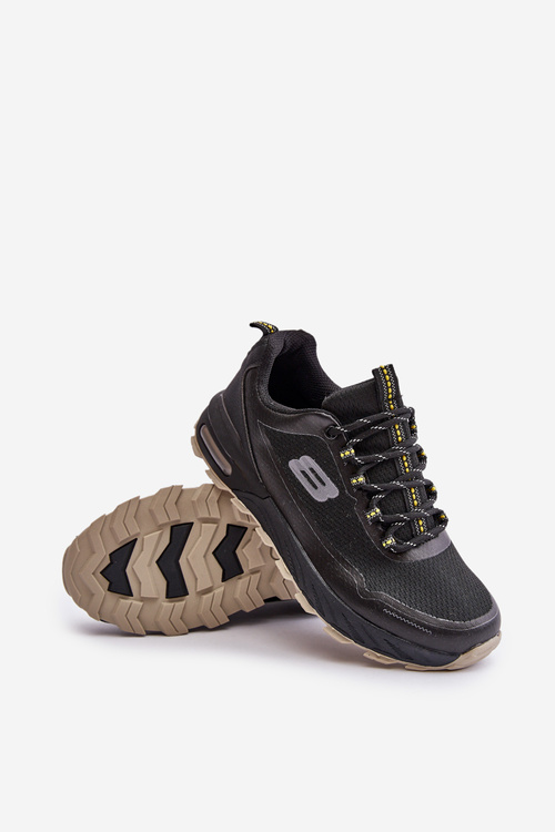 Pánske Športové Topánky Na Platforme Čierne Idama