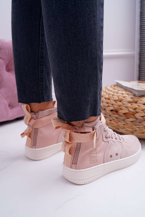 Dámská Obuv Sneakers růžové Big Star EE274658