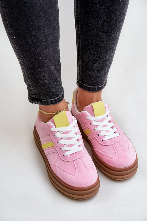 Dámske Tenisky Na Platforme Rúžové Dravinnia