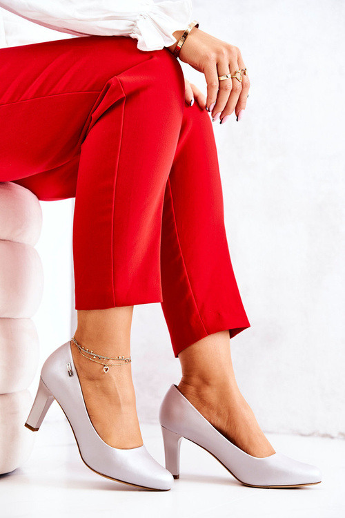 Dámske pumpy Sergio Leone Silver Pearl Orsola