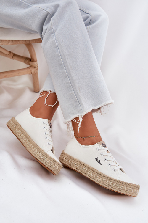 Dámske Tenisky S Pletením Lee Cooper LCW-25-44-3217 Biely