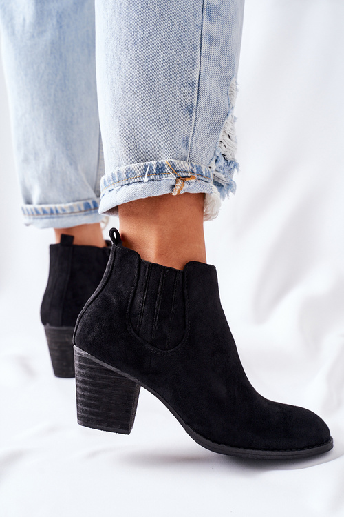 Dámske klasické topánky Black Flashbrook Suede topánky