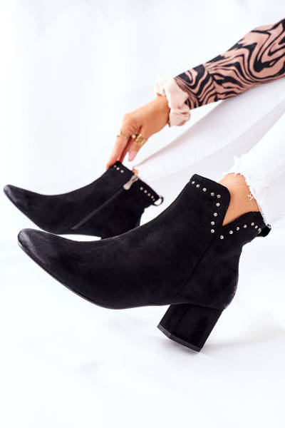 Dámske semišové topánky Black Brinlack