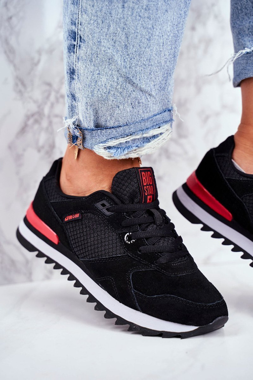 Dámská Sportovní Obuv Big Star Černé GG274524