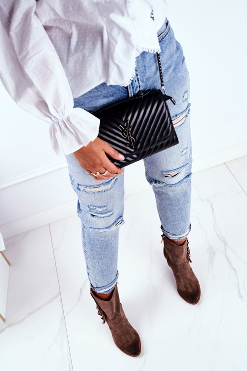 Dámske topánky na koženom mieste Cappuccino Quintana