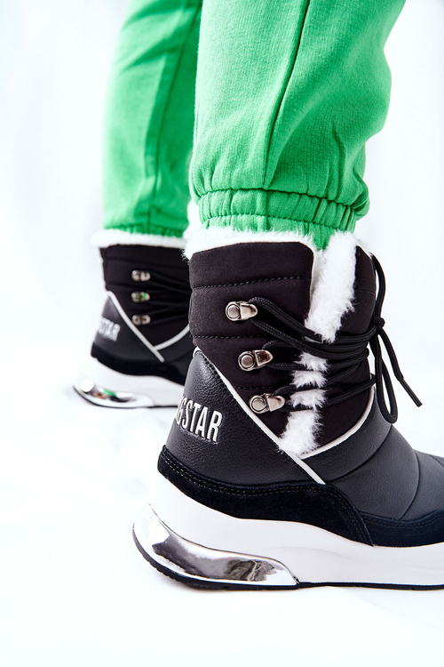 Big Star II274279 Black Snow topánky