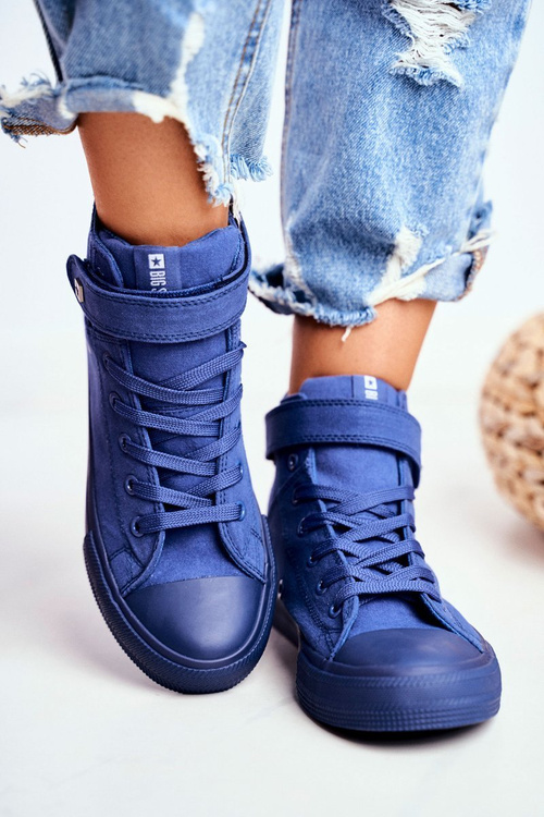 Dámske vysoké tenisky Big Star FF274584 Blue
