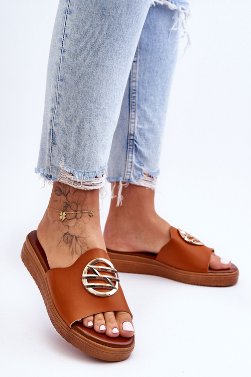 Dámské pantofle s ozdobou Camel Secrets