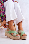 Dámske sandále na platforme Green Emmalee