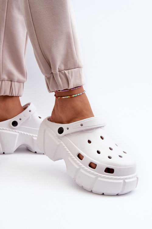 Dámské pěnové žabky bílé Ilariana