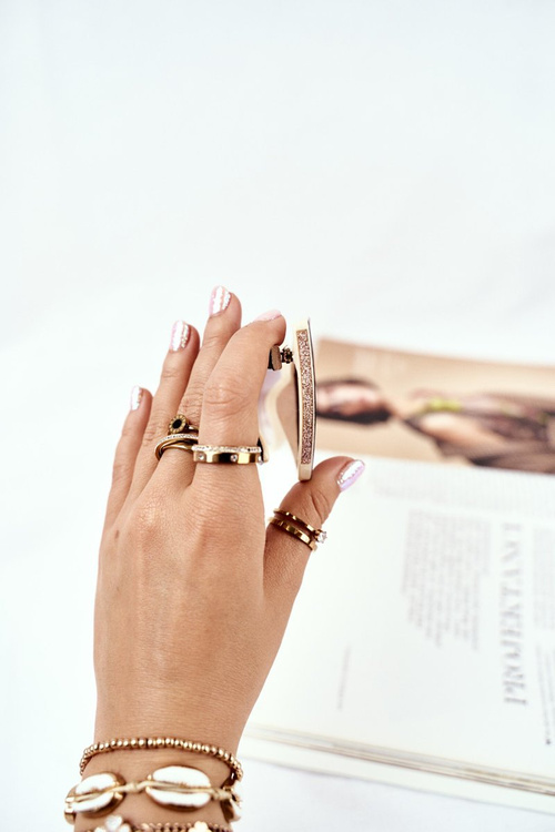 Hnědý Sluneční Brýle Prius PR-V26 Růžové Zlato Lesklé