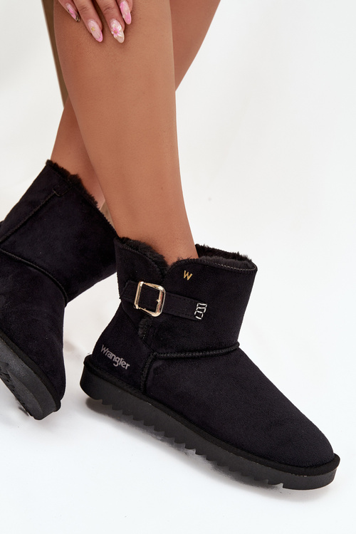 Dámske Snehule S Prackou Wrangler 20253091.25Y Čierne