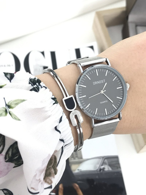 Dámské Hodinky Ernest Lena Silver